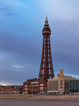 The Blackpool Tower in Blackpool, UK.