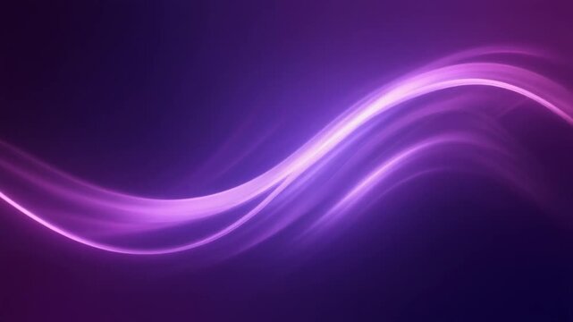 Futuristic abstract motion background with vibrant purple and pink light trails, flowing dynamic lines