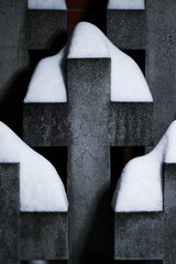 Fototapeta premium celtic cross on a grave