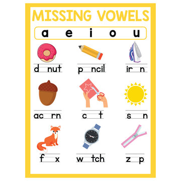 vowels activities worksheet for kids page 05