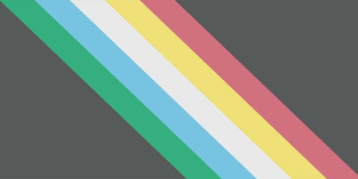 Disability pride flag. Color stripes representing a form of impairment