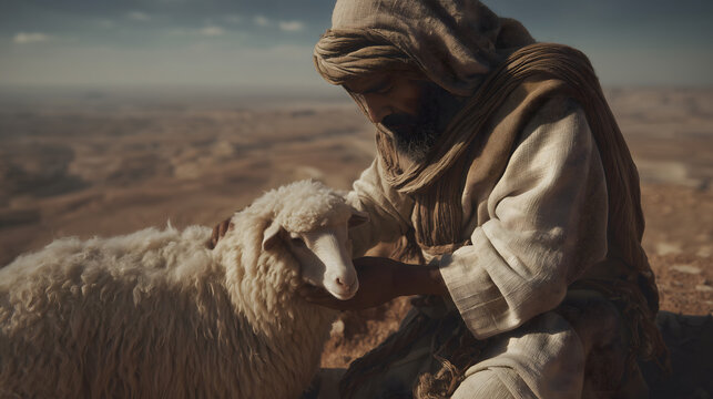 Moses worked as a shepherd in the house of his father-in-law Jethro, the land of Midian