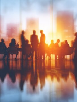 corporate annual general meeting with business background