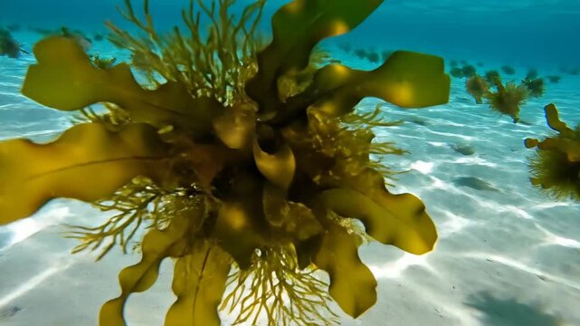 Underwater Seaweed Forest - A Vibrant Marine Ecosystem.