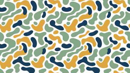 abstract camouflage pattern seamless vector illustration © MST SUMAIYA