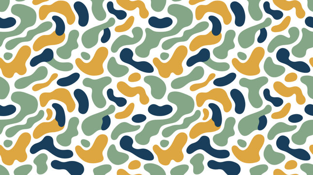 abstract camouflage pattern seamless vector illustration