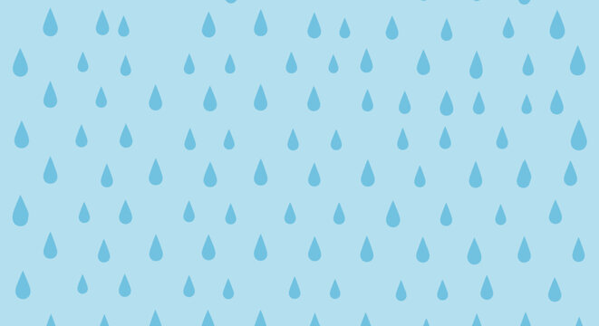 Spring Rain Drops Pattern Clean Spacing