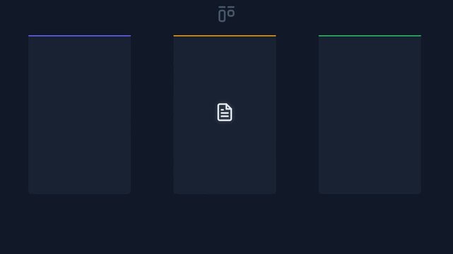 Streamlined digital project management interface illustrating a structured workflow pipeline with distinct task stages, enhancing organization and tracking efficiency