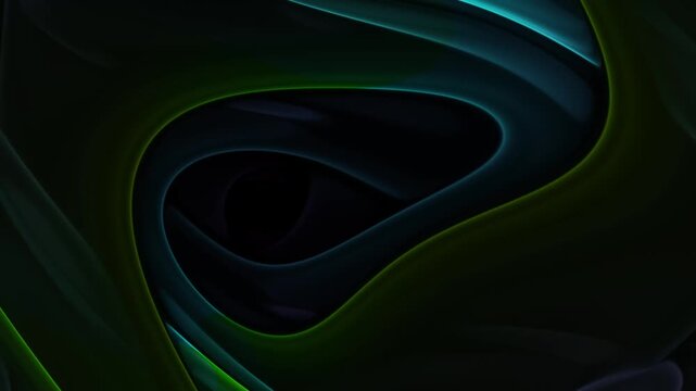 Abstract Dark Swirl Tunnel Motion Background Loop