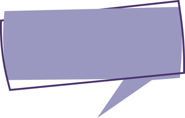Fototapeta premium Flat pastel speech bubble vector. Chat boxes, message labels, dialog banners, UI stickers, abstract communication elements