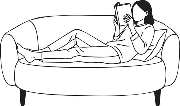 Chill typographic logo with person relaxing in deck chair, summer vacation concept with sun and beach umbrella, minimalist travel vector illustration