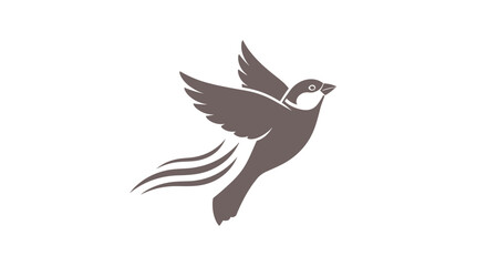 Obraz premium Bird in flight illustration design.
