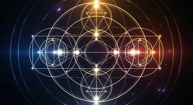 Sacred Geometry - Cosmic Energy and Spiritual Harmony.