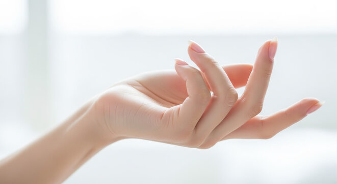 女性の美しい手の表情：手タレ・ハンドモデルのポーズ