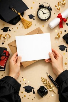 Graduation celebration invitation card