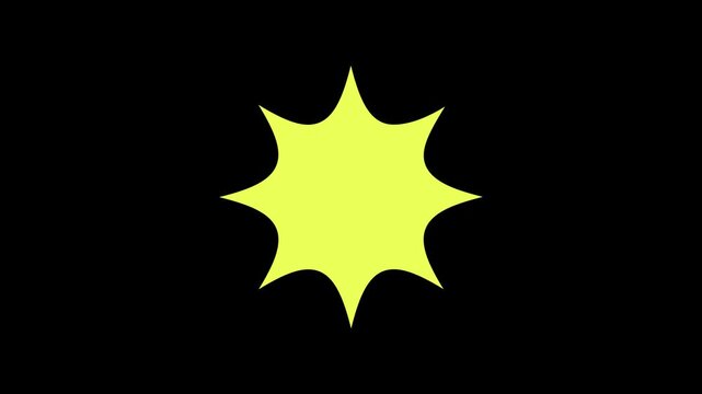 Cartoon Burst Pop Animation