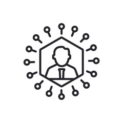 specfic icons outline and Flat Style,transparent background © sri