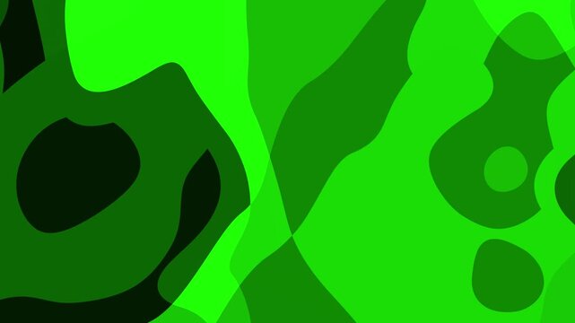 Abstract Background Deep Forest Green Organic Camo Blobs Fluid Shifting Nature Inspired Design Loop