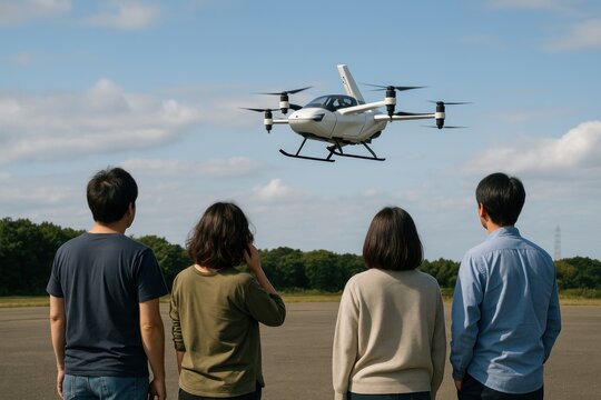 Innovative urban air mobility solution.
