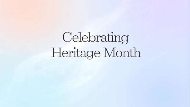 Inspirational graphic celebrating the richness of cultural heritage and the significance of collective history during a special month