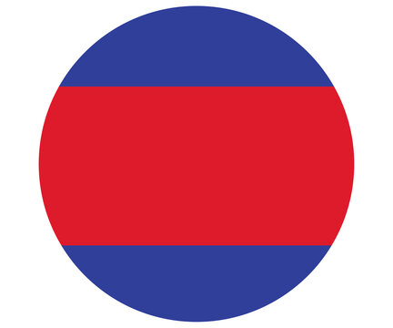 Cambodia Flag icon. Round flag of cambodia icon 