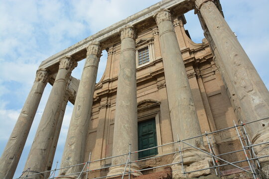 イタリア ローマのフォロ・ロマーノ