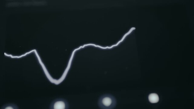 Analytics graph displaying consistent upward movement