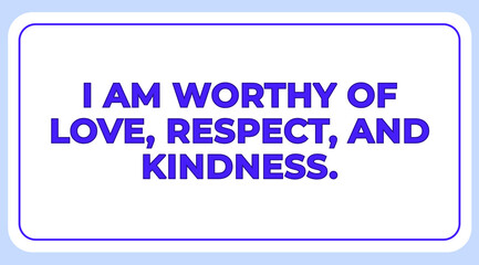 Positive Affirmations Poster – Self Love & Motivation for Social Media.  © Nayan