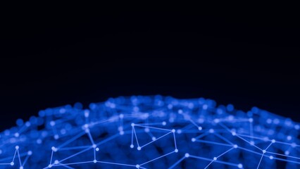 Obraz premium ネットワークの抽象的な背景素材
