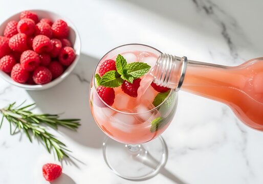 Celebrate mothers day with a refreshing raspberry ros cocktail a perfect brunch drink for mom