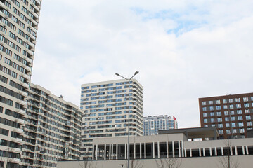 Fototapeta premium modern office building in Kyiv, Ukraine