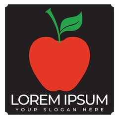 Fototapeta premium Iconic Apple Inspired Emblem