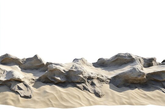 Rocky desert landscape scene