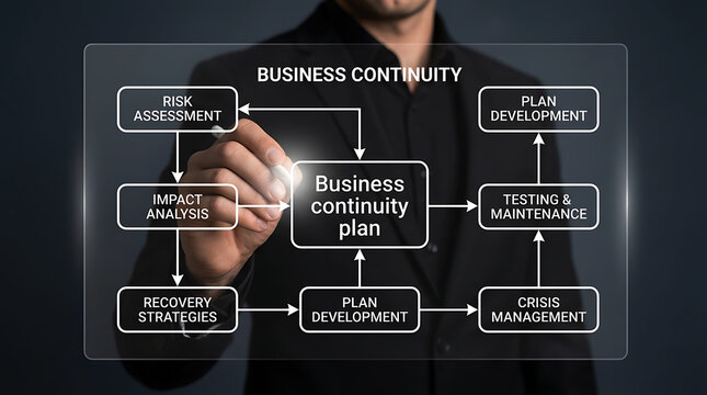 Business Continuity Plan Strategy Risk Management System Process