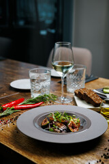 Seared foie gras with fresh figs and toasted brioche © Maksim Toome