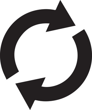 recycling recurrence renewal reload vector illustration