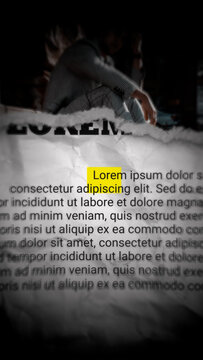 Vertical Text Match Cut 06