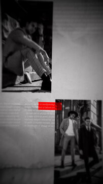 Vertical Text Match Cut 07