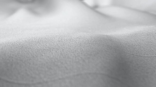 Close-up soft cloth movement creating elegant wave patterns
