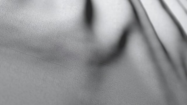 Delicate fabric surface with smooth continuous wave animation