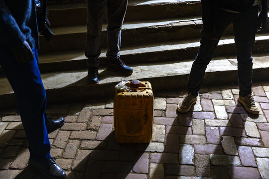 Jerrican of smuggled gazoline in Burundi