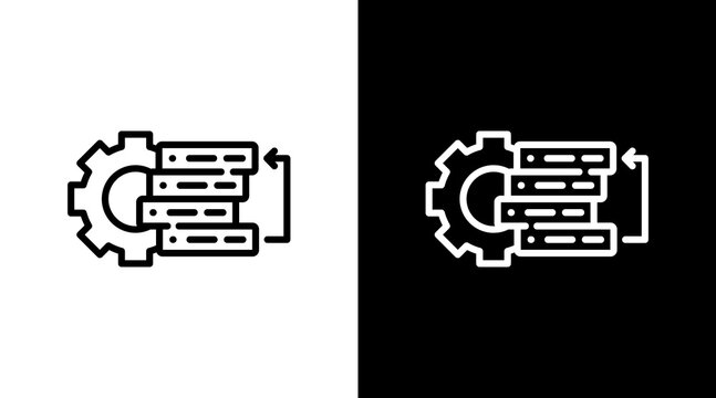 Backlog White Icon Set Design