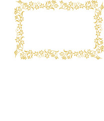 Obraz premium Floral frame a delicate border of colorful leaves and blossoms description an ornate rectangular frame crafted from a lush arrangement of