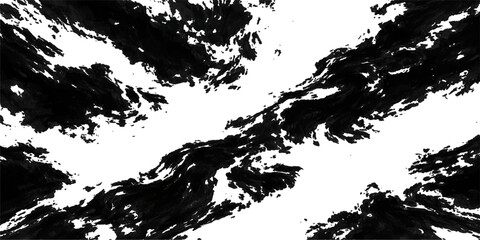 Fototapeta premium Black and white abstract grunge background with ink splashes and texture