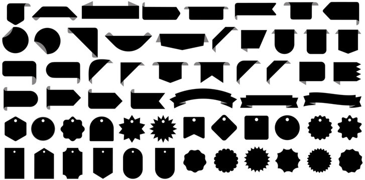 set vector price tag badges collections. sale banner symbol. sale tag labels template design illustration