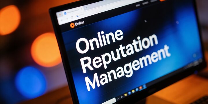 Online reputation management on a computer screen