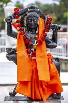 Lord Shiva hindu temple, Grand Bassin, MauritiusLord Kaal Bhairav,  fearful form of Shiva, guardian of Shakti
