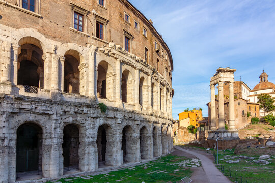 Ancient theater of Marcellus in Rome, Italy