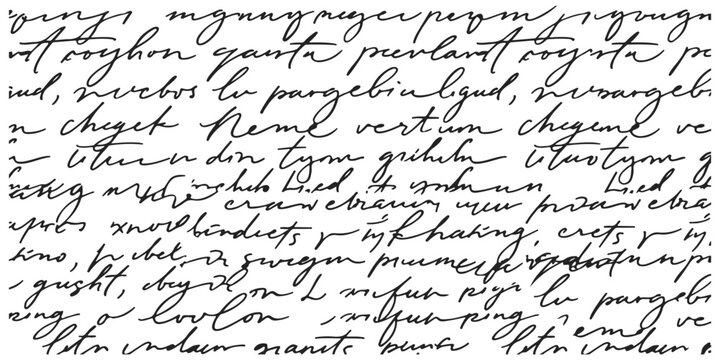 A close up view of antique cursive handwriting written in black ink on a textured paper surface.