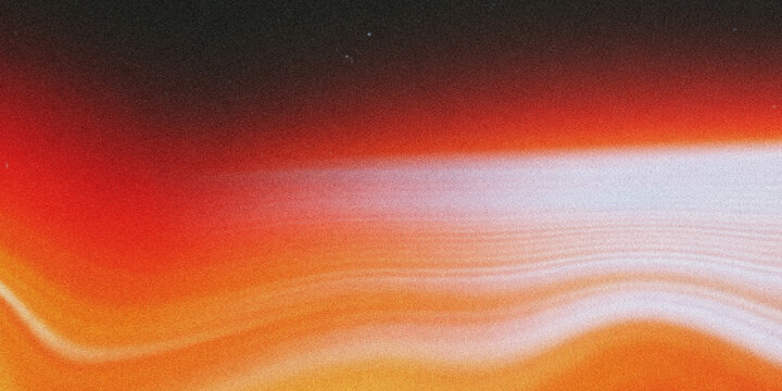 A vibrant and serene abstract sunset with warm orange hues and gradient